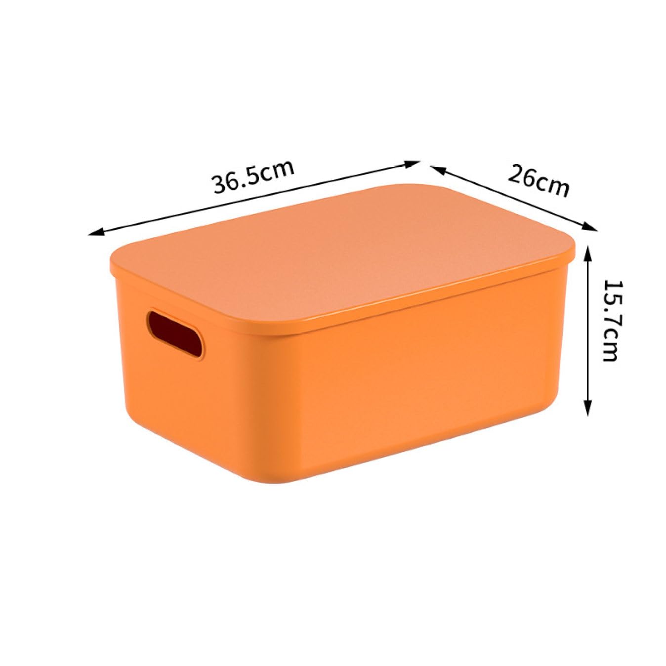 Amazon｜MJKQ9 収納ボックス 縦型 収納ケース プラスチック オレンジ